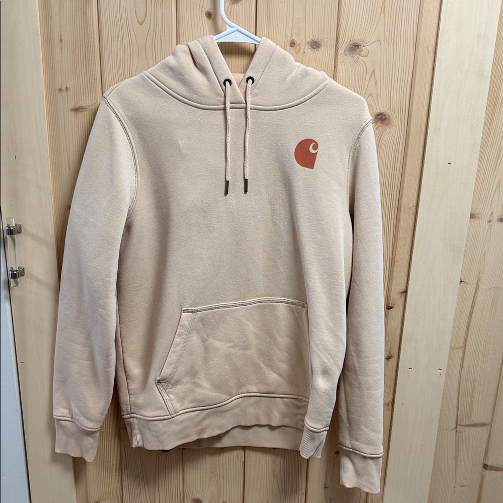 Carhartt Tan Hoodie with Logo